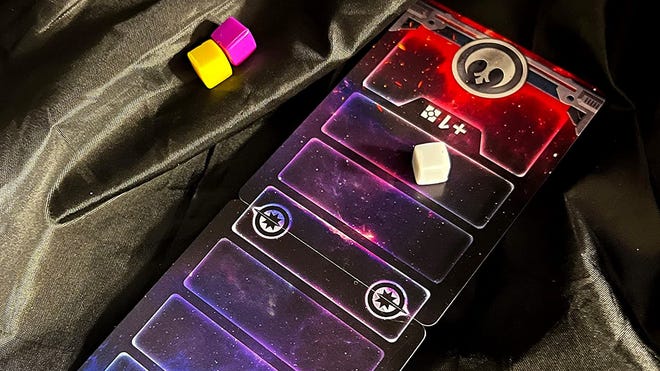 The force board for Star Wars: The Deckbuilding Game.