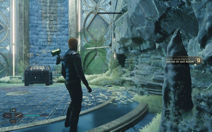 Cal listens to a Force Echo in Jedi: Survivor.