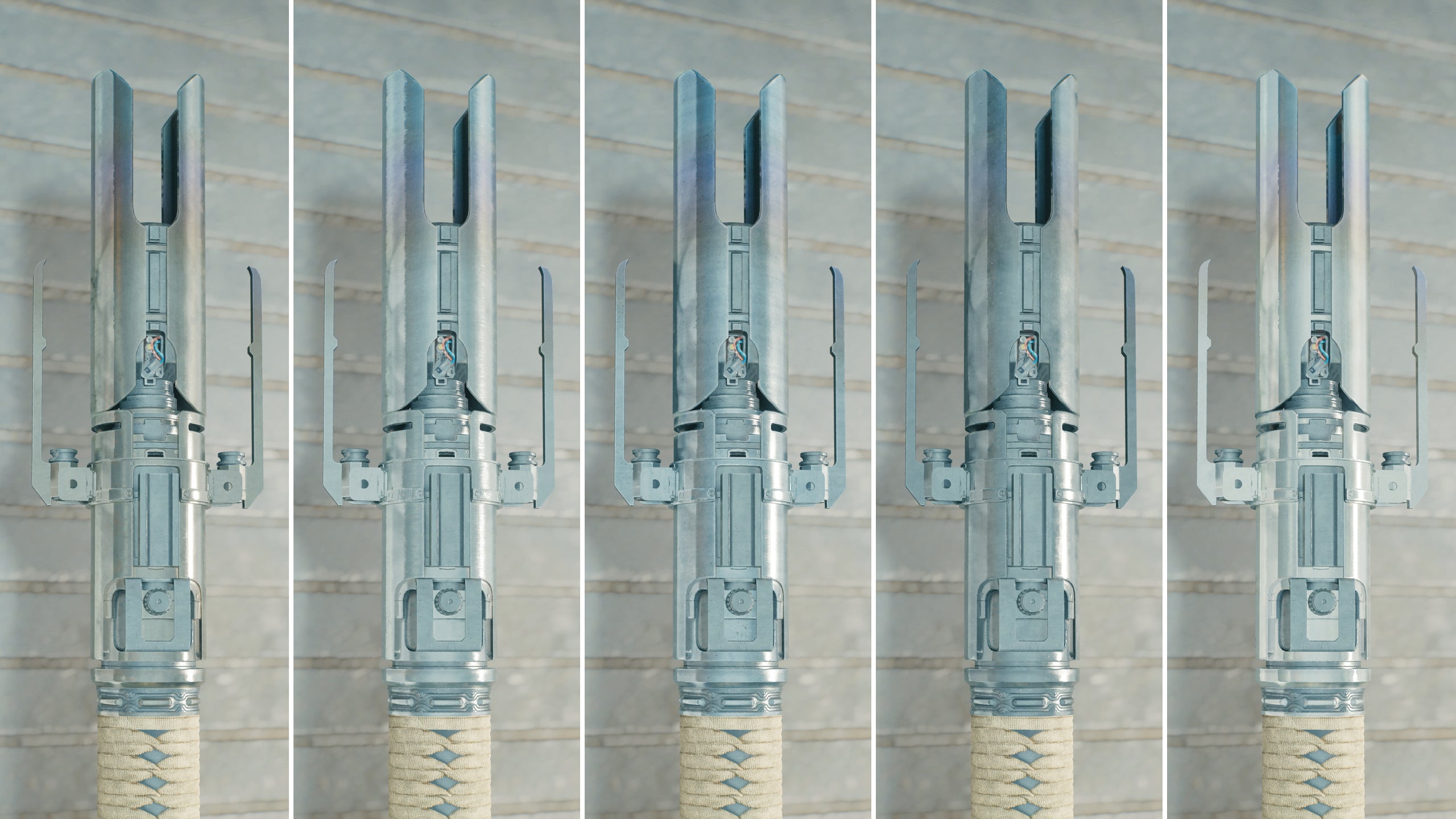 Star Wars Jedi Survivor lightsaber parts and materials Rock Paper Shotgun