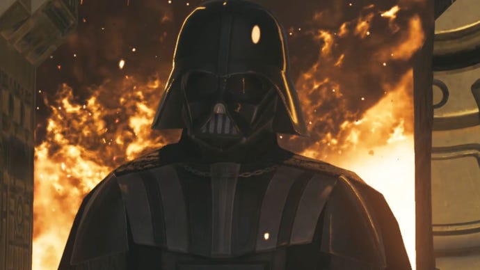 Darth Vader in Star Wars Jedi: Survivor.