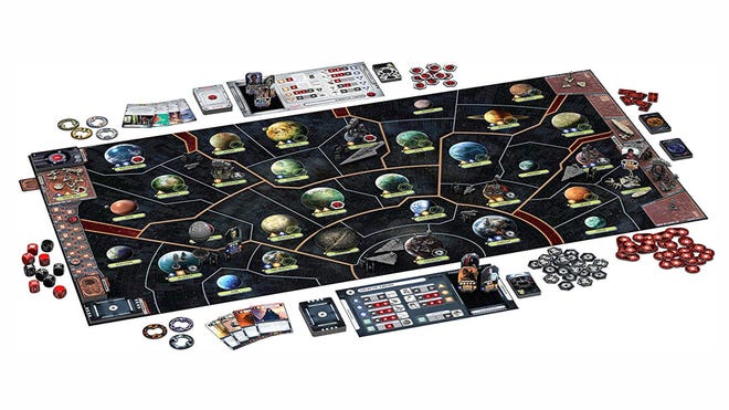 Star Wars: Rebellion board game layout
