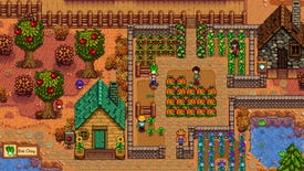 Autumn in a Stardew Valley multiplayer screenshot.