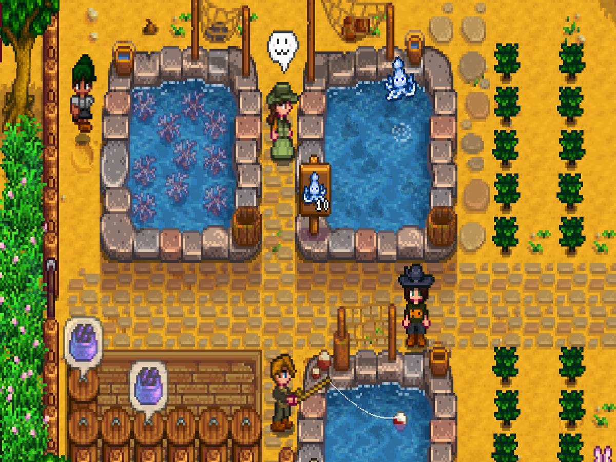 Stardew Valley Ponds - best products and best fish for ponds, and