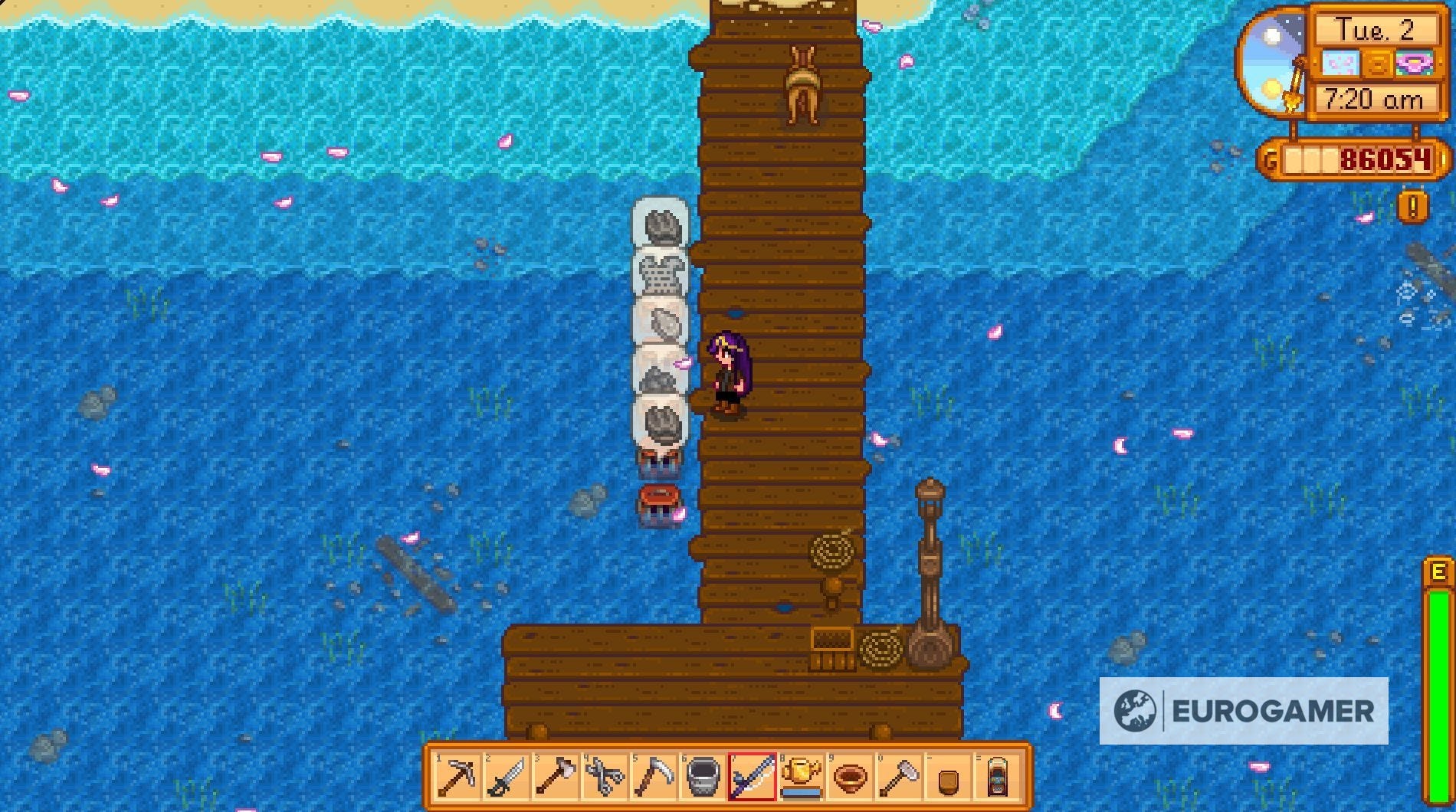 Stardew Valley Crab Pots and crab pot products explained