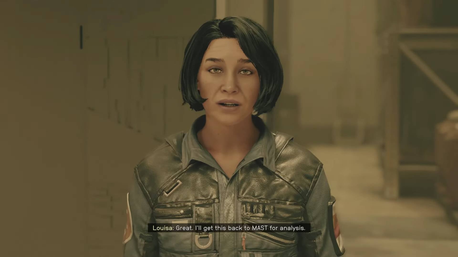 The player in Starfield speaks to Louisa in the Alternating Currents mission.