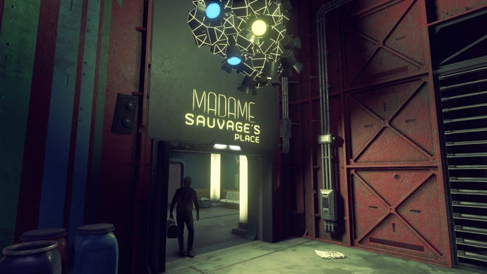 Madame Sauvage’s Place located in Ebbside, Neon in Starfield.