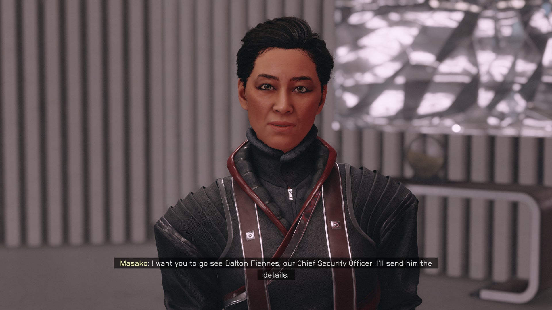 Masako Imada tasks you with finding the mole in Ruyjin Industries in Starfield.