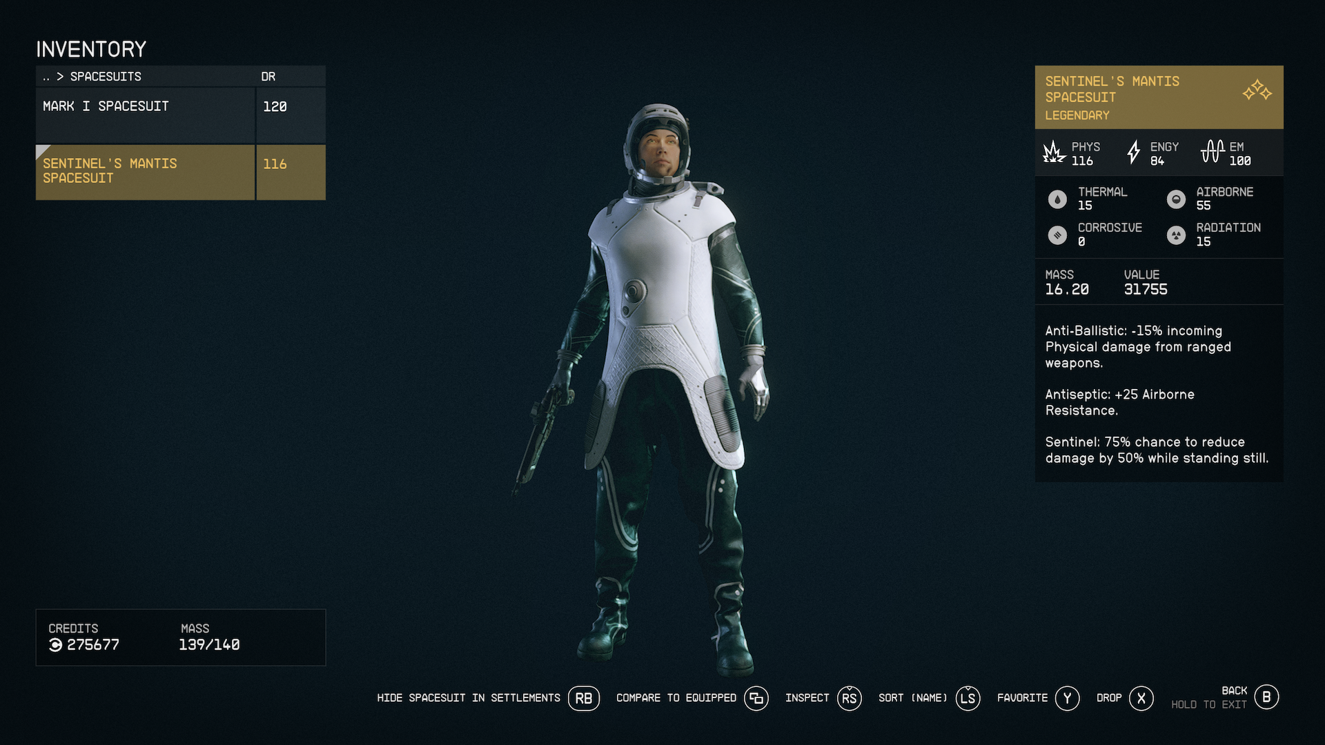 Best Armor In Starfield Legendary And Unique Sets VG247   Starfield Best Armor Mantis 