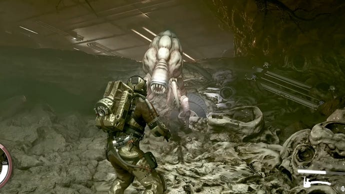 Starfield gameplay trailer screenshot of combat