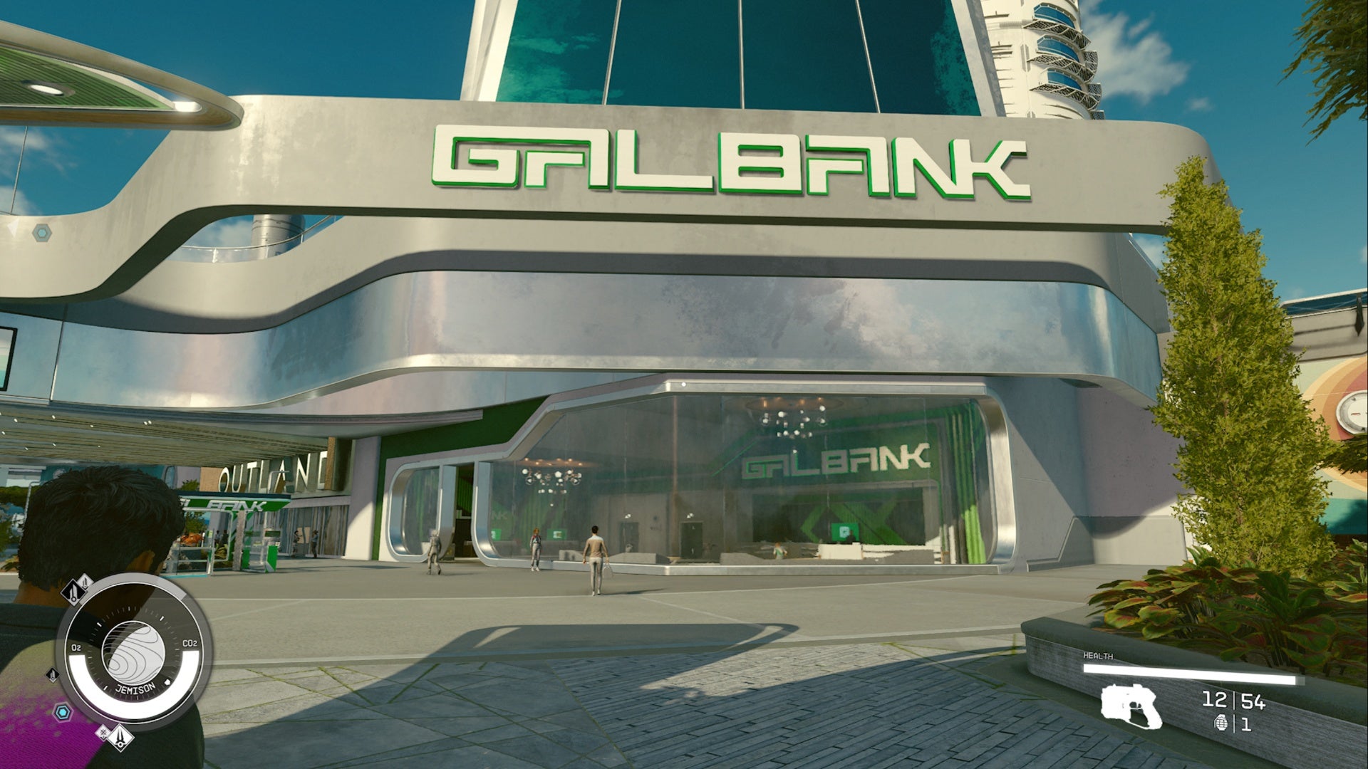 edificio starfield galbank en la nueva atlantis