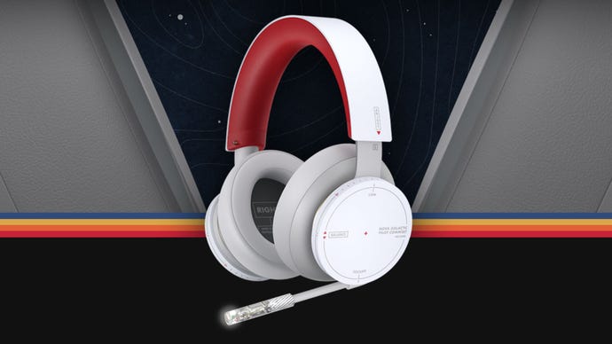Promotional artwork for the limited-edition Starfield Xbox Wireless Headset.