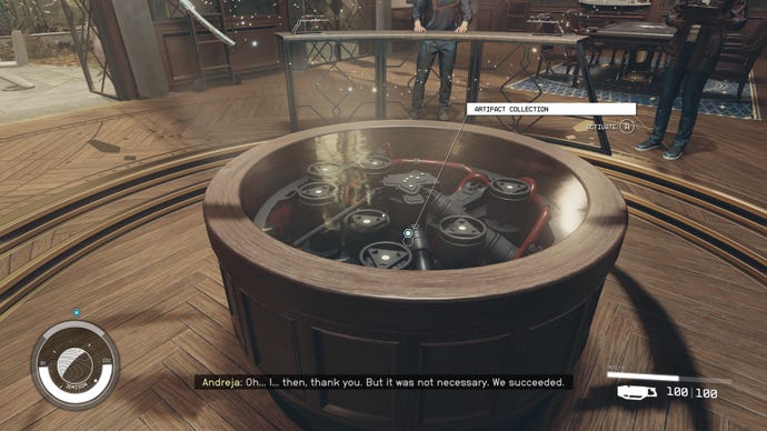 The artifact collection at The Lodge in Starfield.