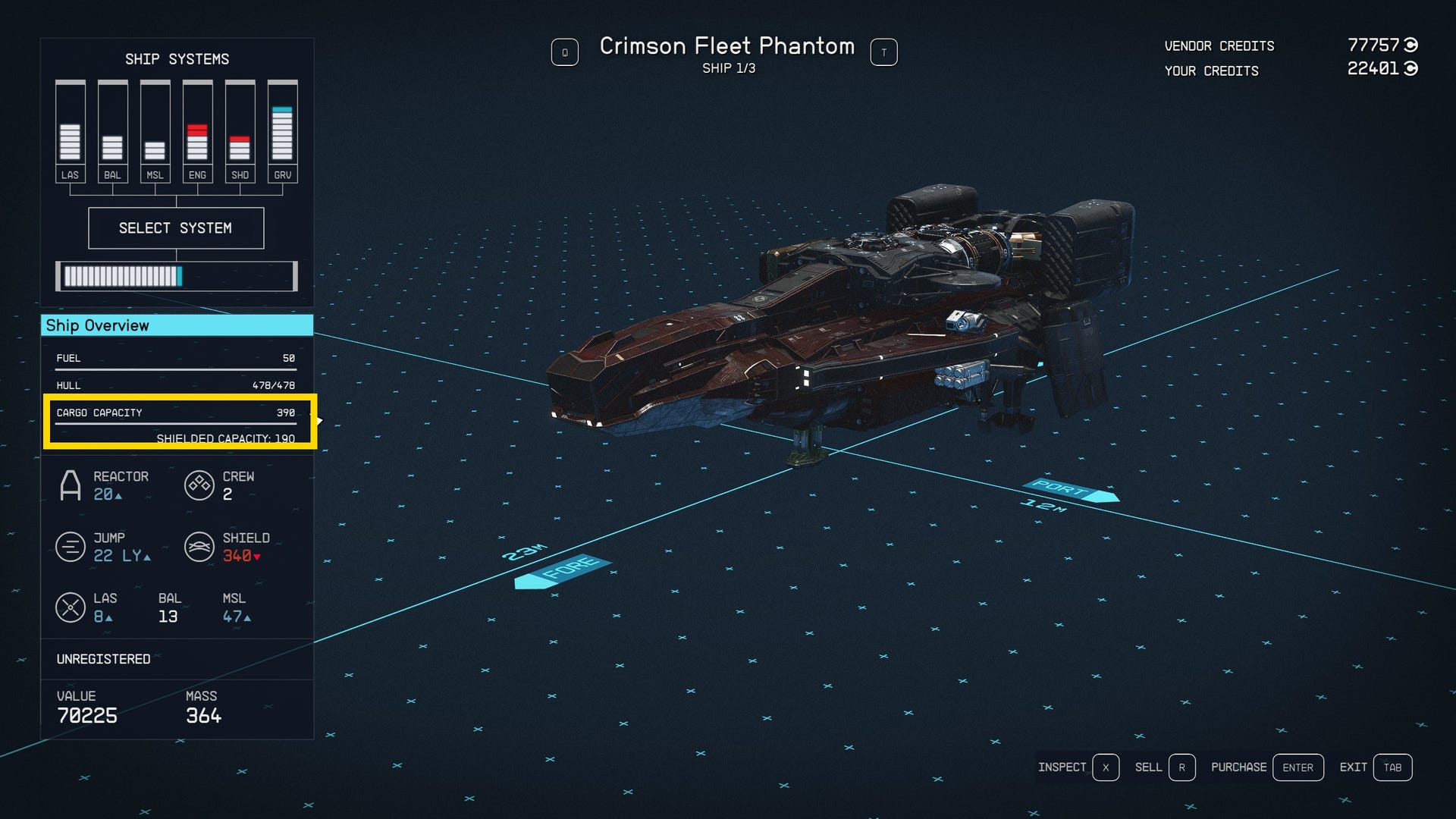 Starfield ship storage and how to increase cargo | VG247