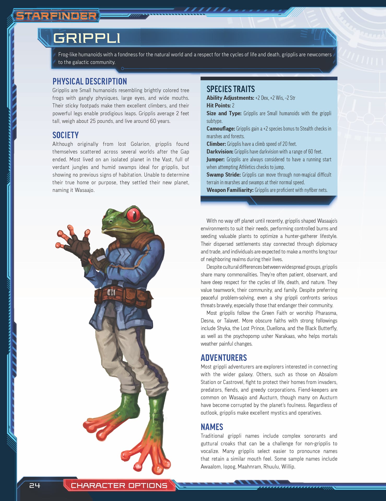 Starfinder Custom Races Starfinder Enhanced’s new species will let you play as an ewok-like ...