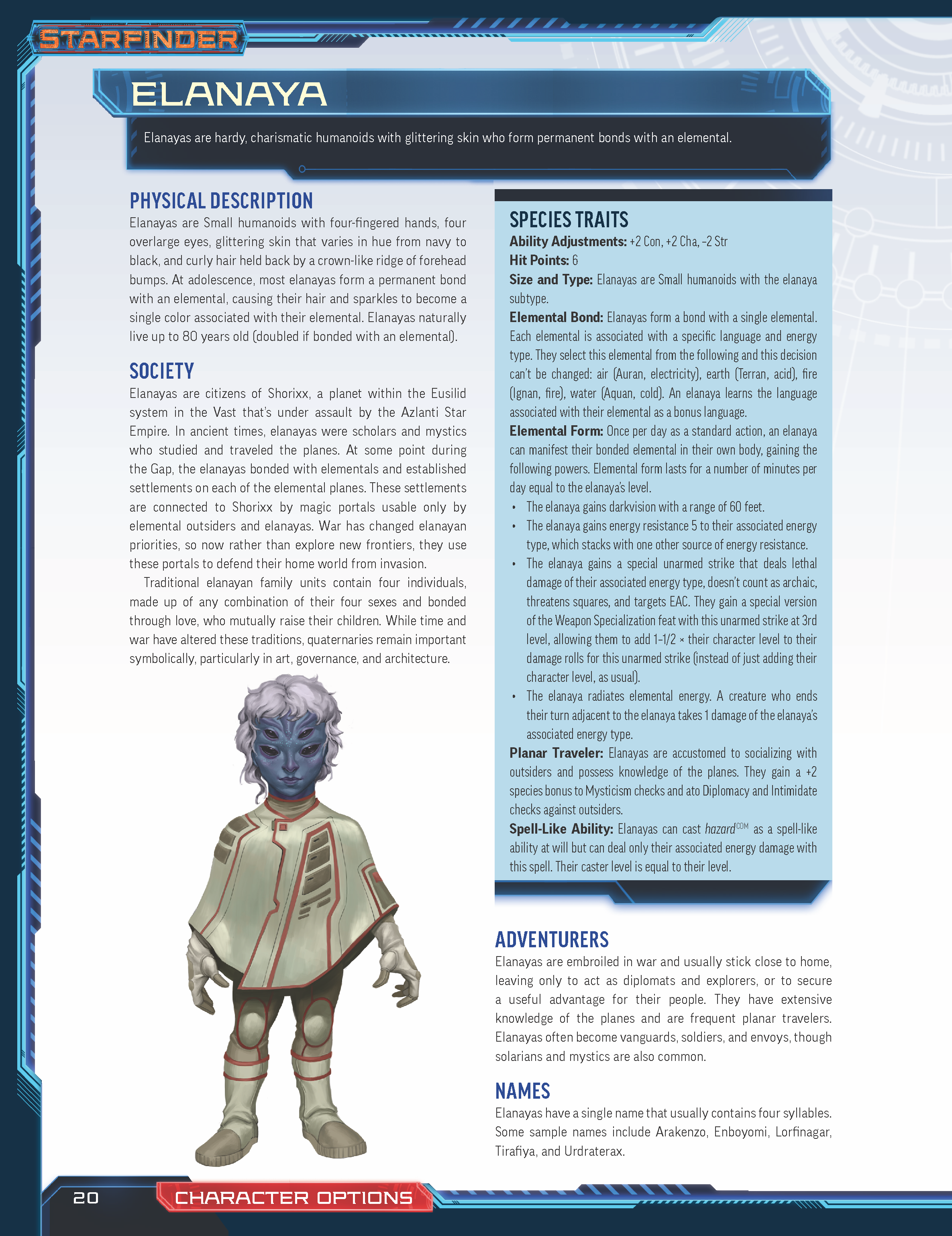Starfinder Enhanced’s new species will let you play as an ewoklike rodent, AI hologram or tiny