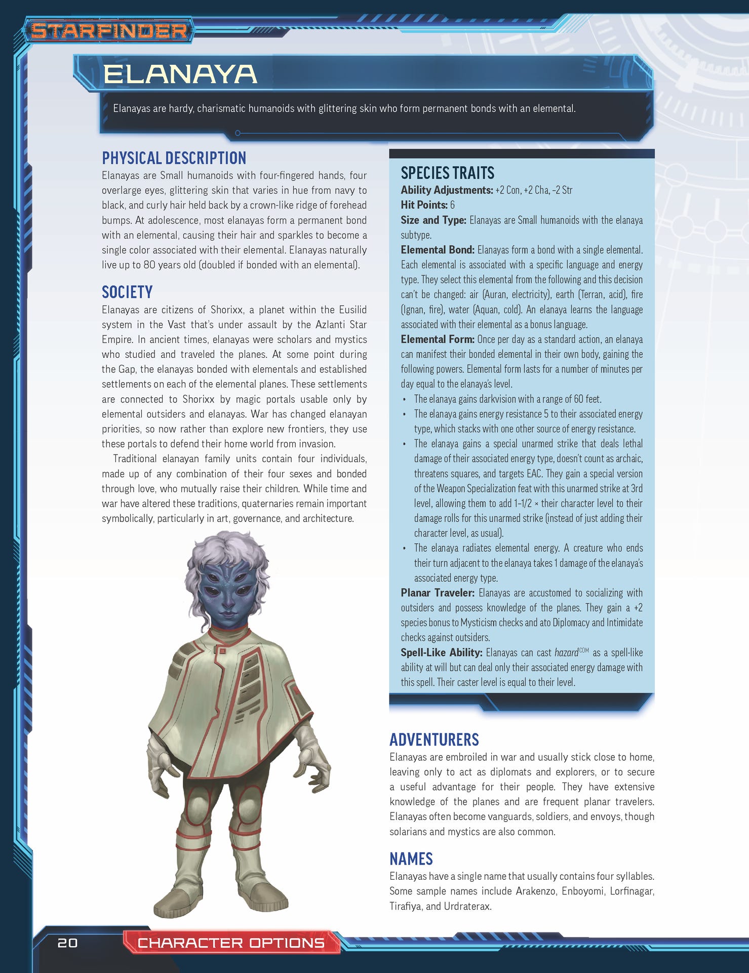 Starfinder Custom Races Starfinder Enhanced’s new species will let you play as an ewok-like ...