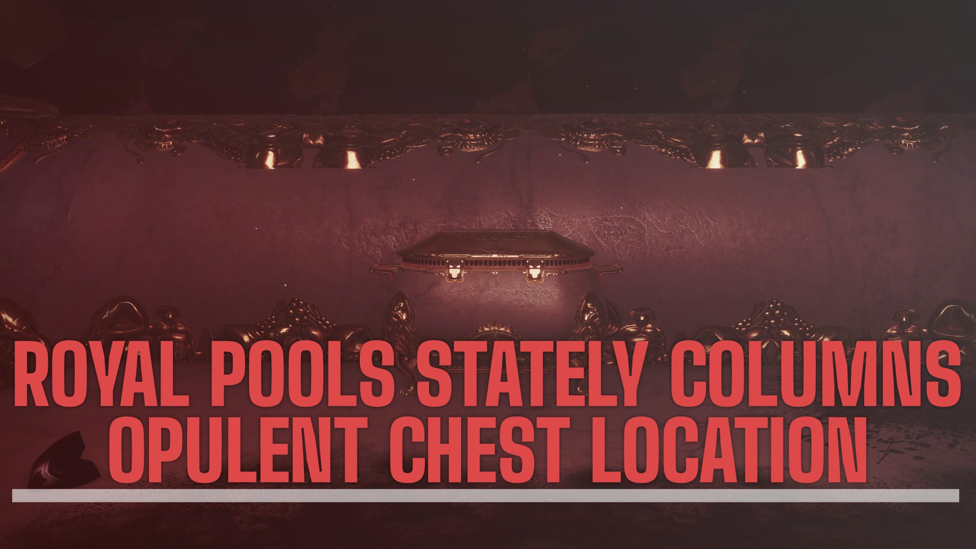 Opulent Key Royal Pools Among Stately Columns