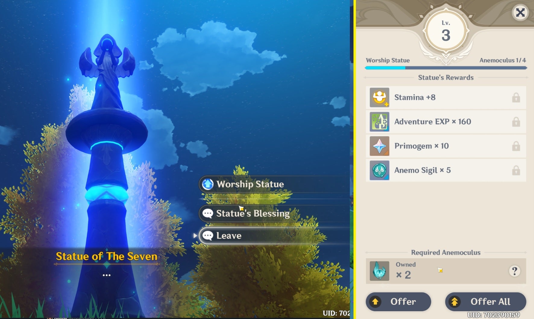 Genshin Impact Statue of the Seven co to, bonusy Eurogamer.pl