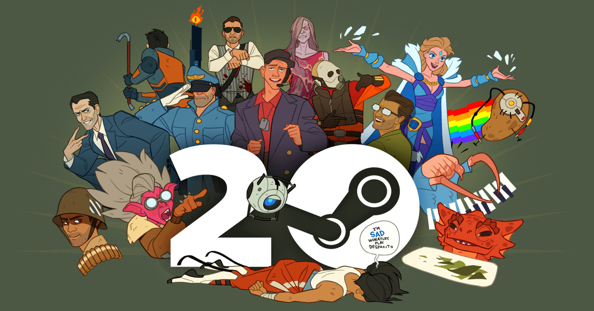 Steam oslavuje svoje 20. výročie novými zľavami