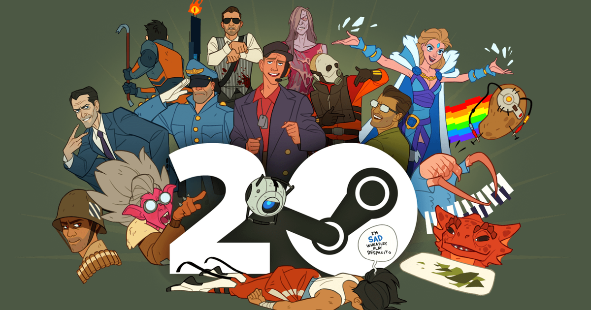 Steam oslavuje svoje 20. výročie novými zľavami