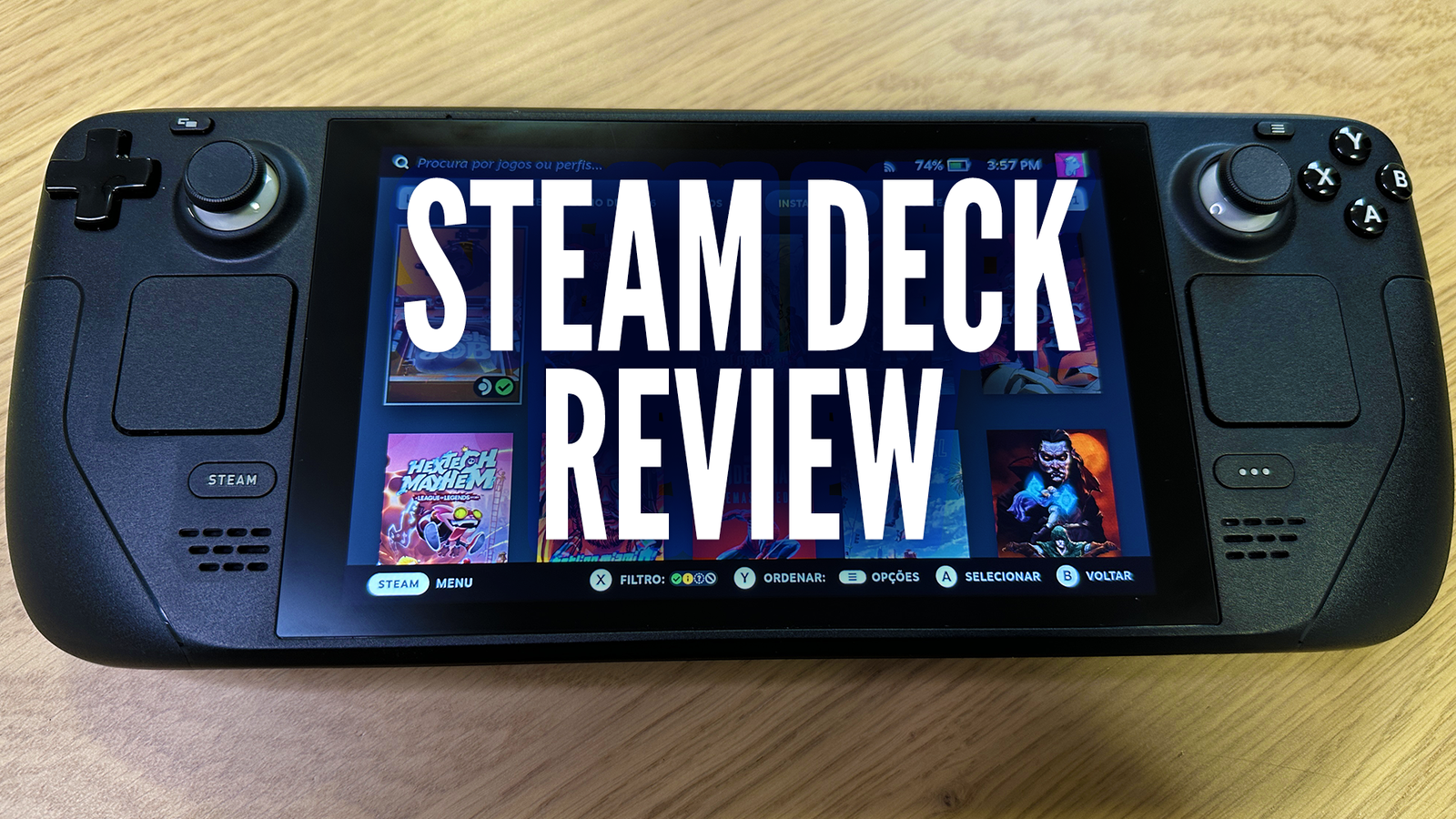 Review Steam Deck  PC e console portátil num só aparelho - Canaltech