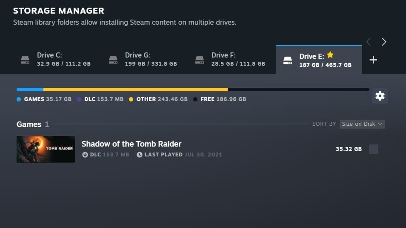 Steam's new Download Manager and Storage Management features