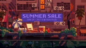 Artwork for the Steam Summer Sale 2023 which runs June 29th until July 13th.