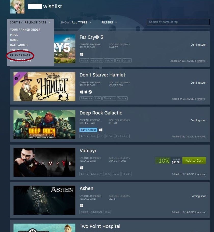 Latest Steam Update Adds Welcome Sorting And Filtering Options To The ...