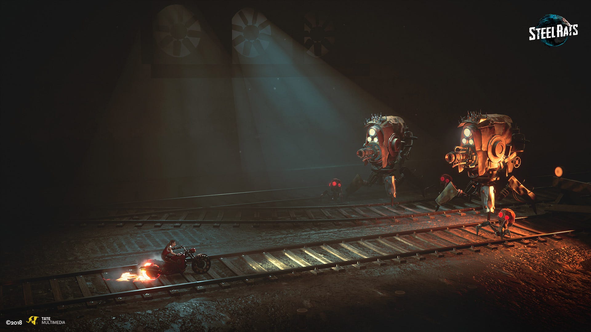 Watch gameplay from motorbike action game Steel Rats | VG247