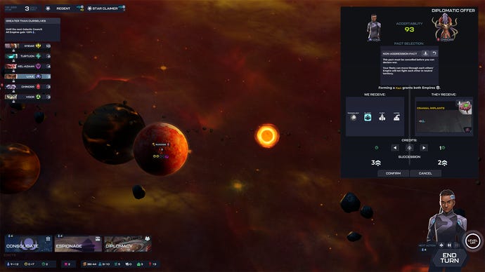 In einem Screenshot von Stellaris Nexus plant man, die Galaxie zu erobern.