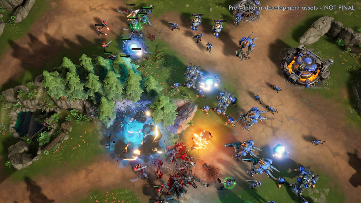 The new RTS from former StarCraft 2 devs looks a lot like