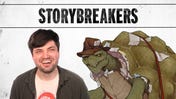 Storybreakers characters: Hunter Burrows, a veteran tortle reporter who got too close to the truth