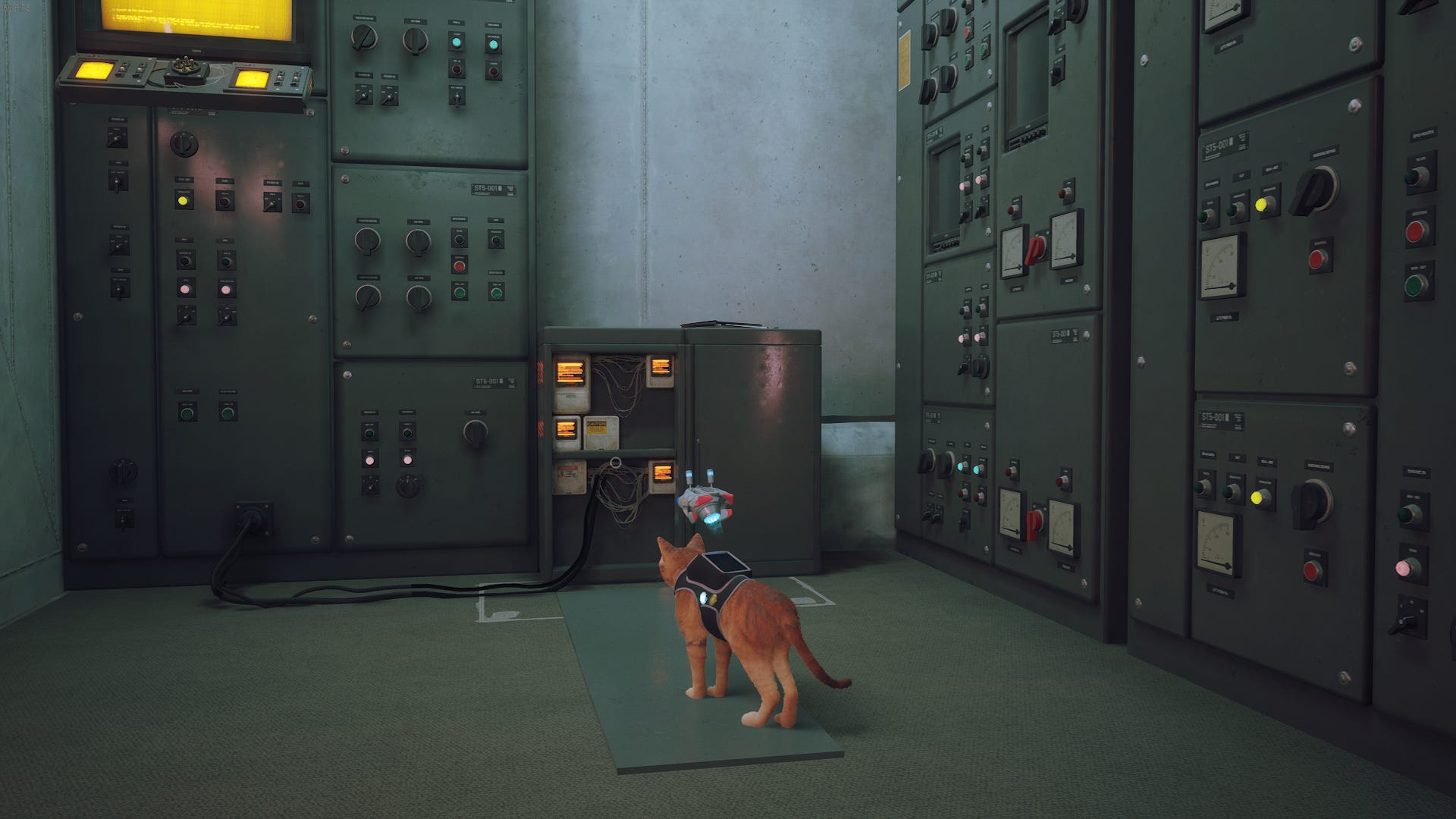 Stray Computer Screen Stray Chapter 12: What to do in the Control Room | VG247