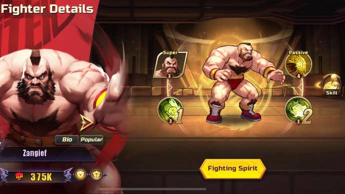 Street Fighter Duel Zangrief