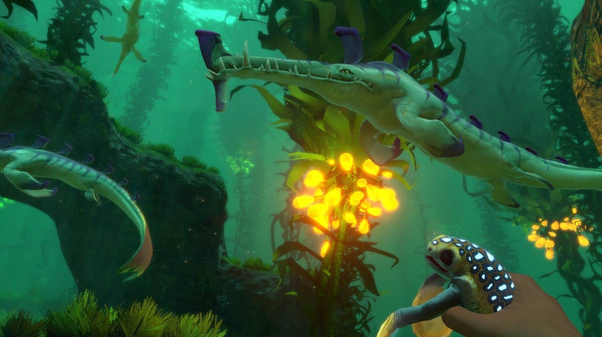 Wonderful underwater survival adventure Subnautica is coming to PS4 |  Eurogamer.net