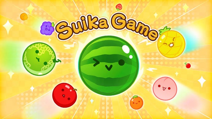 Some fruit from Suika Game.