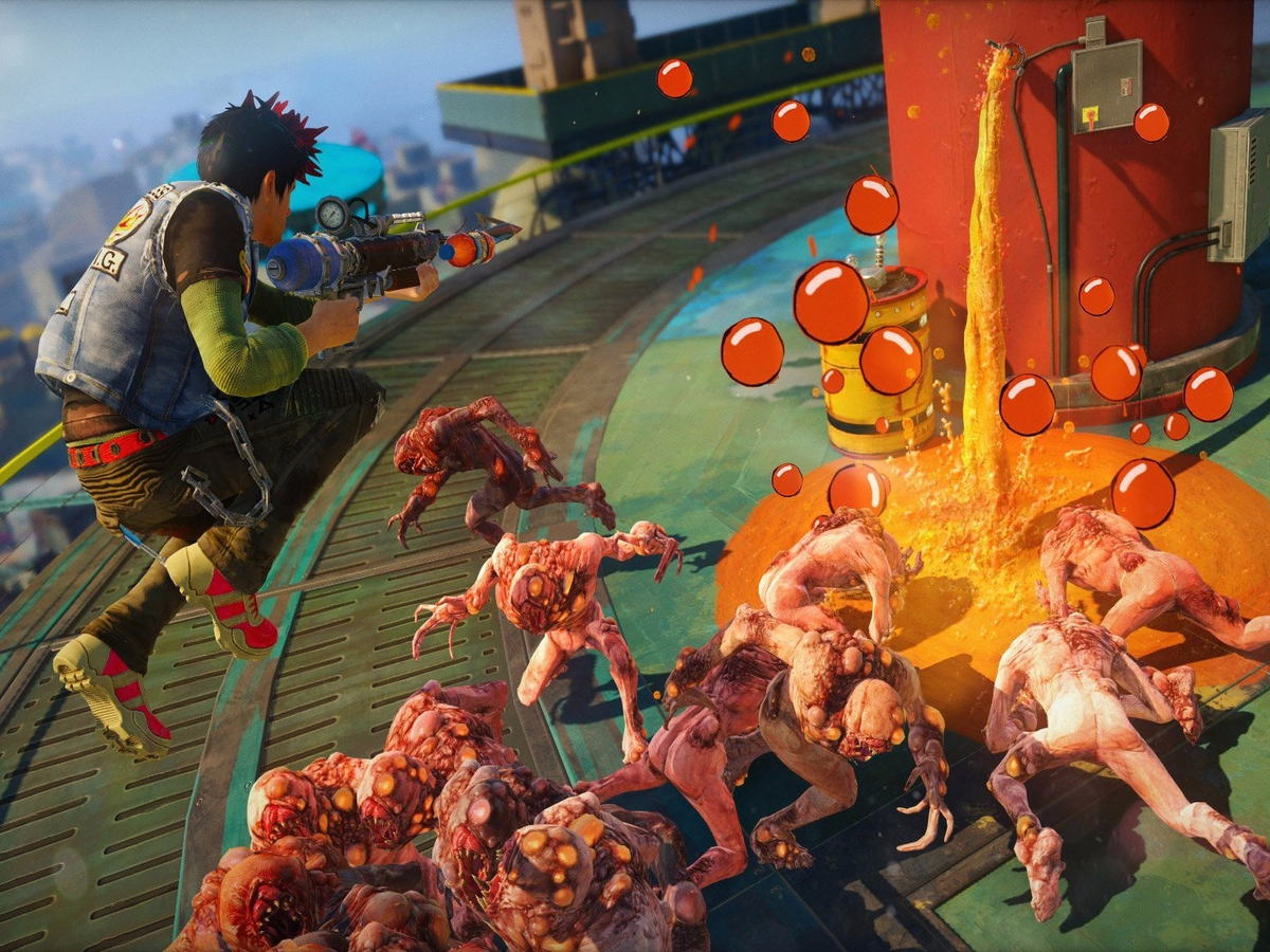 You haven't lived until you've played Sunset Overdrive by