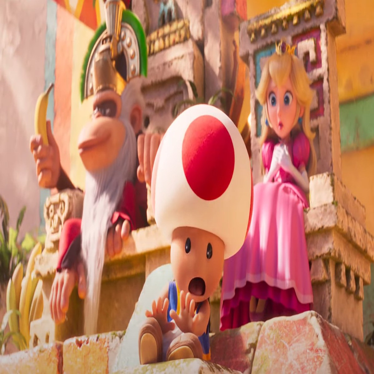 Seth Rogen's Donkey Kong and Cat Mario spar in latest Super Mario Bros  Movie clip