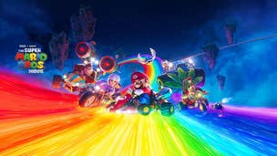 Image for Final Super Mario Bros. Movie trailer shows a battle on Rainbow Road