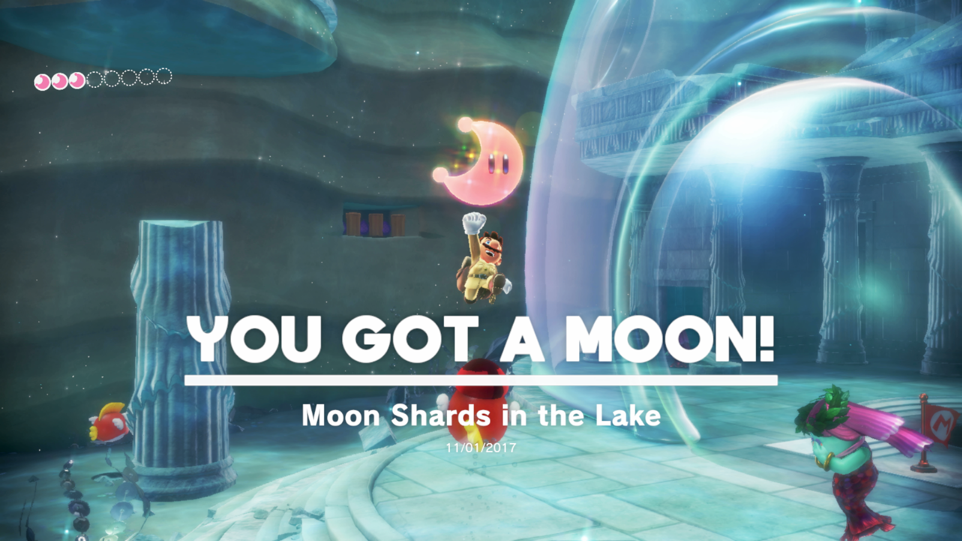 Super Mario Odyssey Lake Kingdom Moon Locations - All Secrets, Boss ...