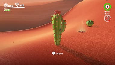 Sand Kingdom Power Moon 45 - Walking the Desert - Super Mario Odyssey Guide  - IGN