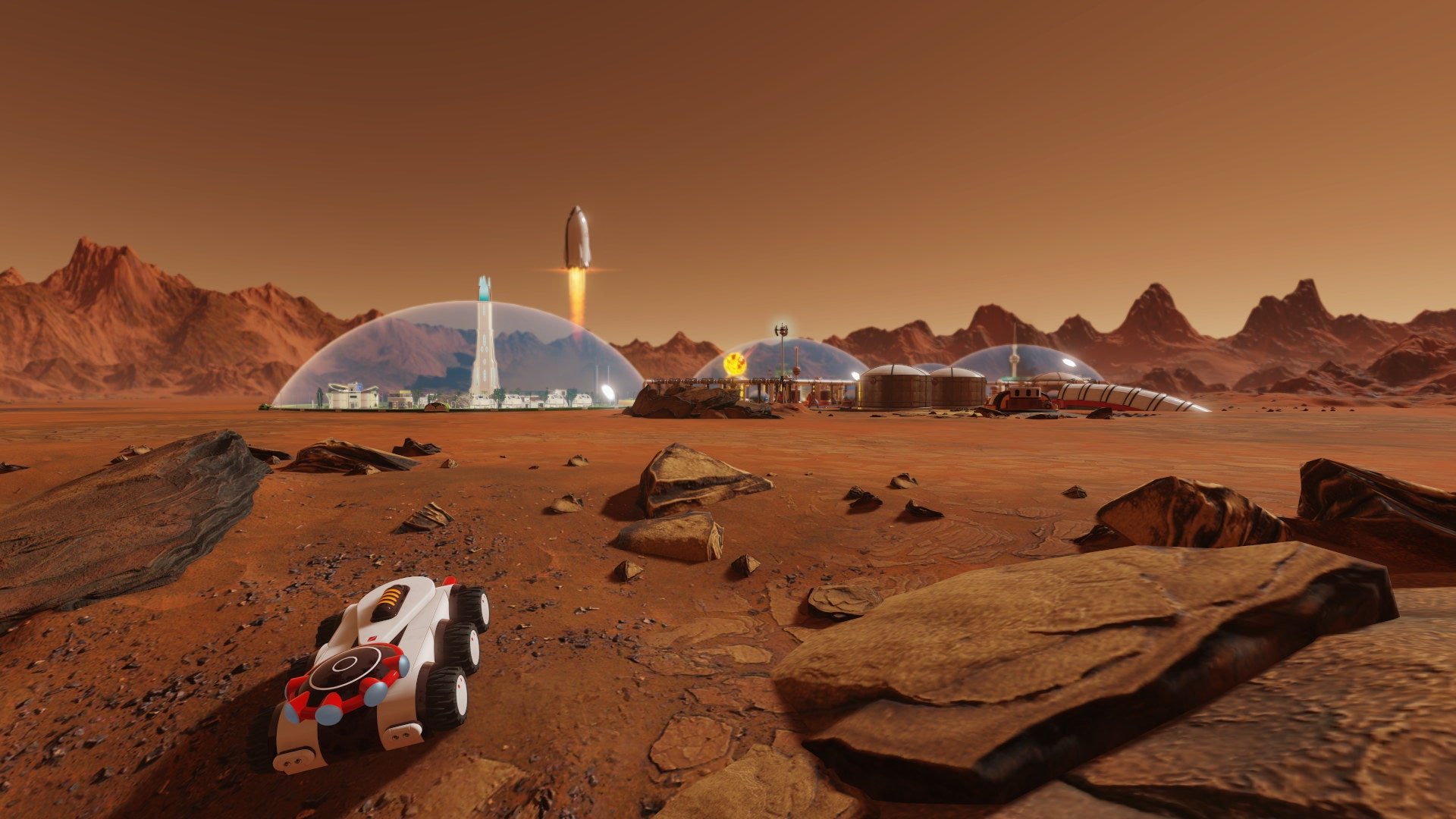 Image for Surviving Mars: Space Race expansion blasts off next week