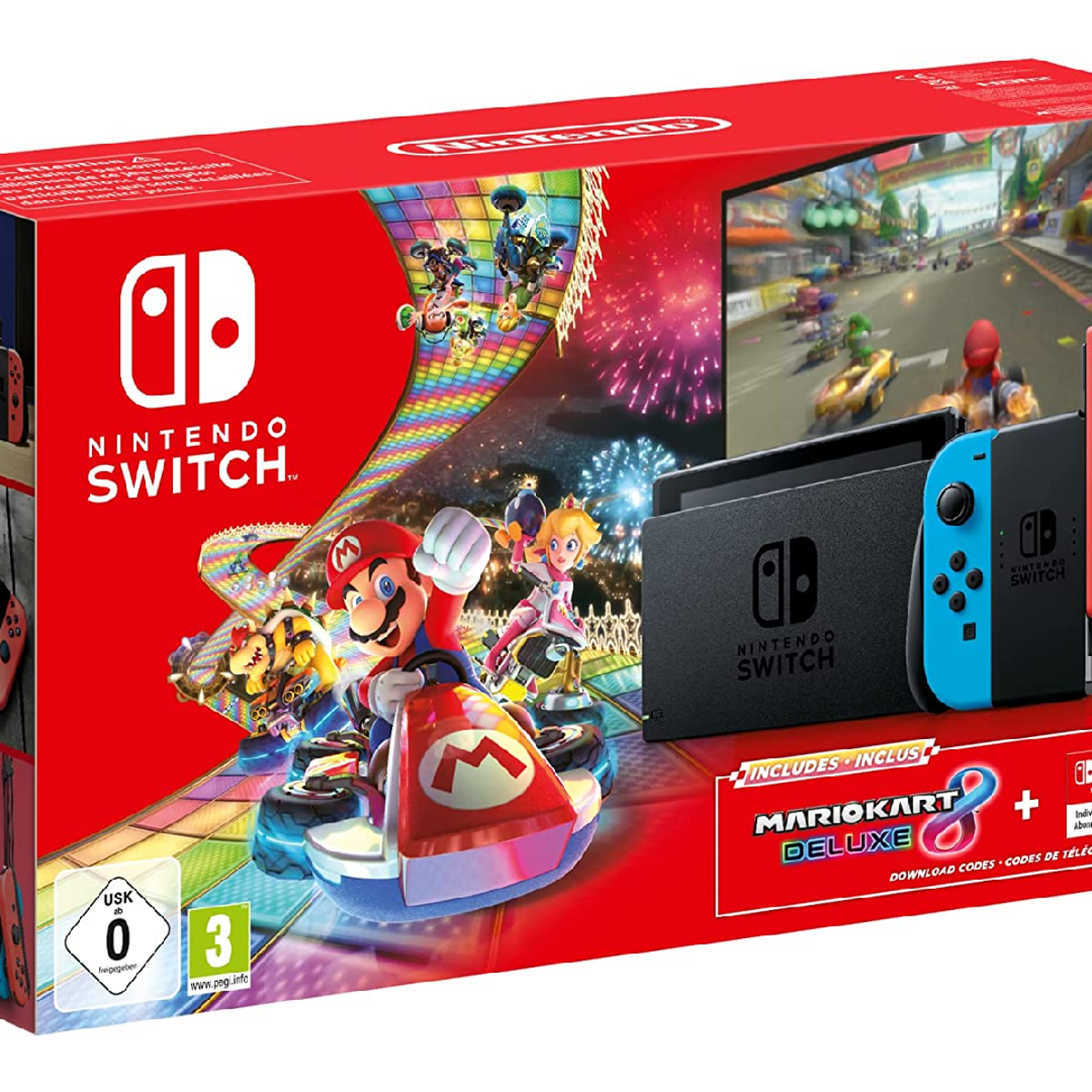 Nintendo switch mk8 deals bundle