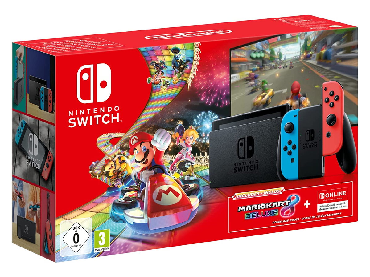 Nintendo switch bundle with mario deals kart 8 deluxe $299