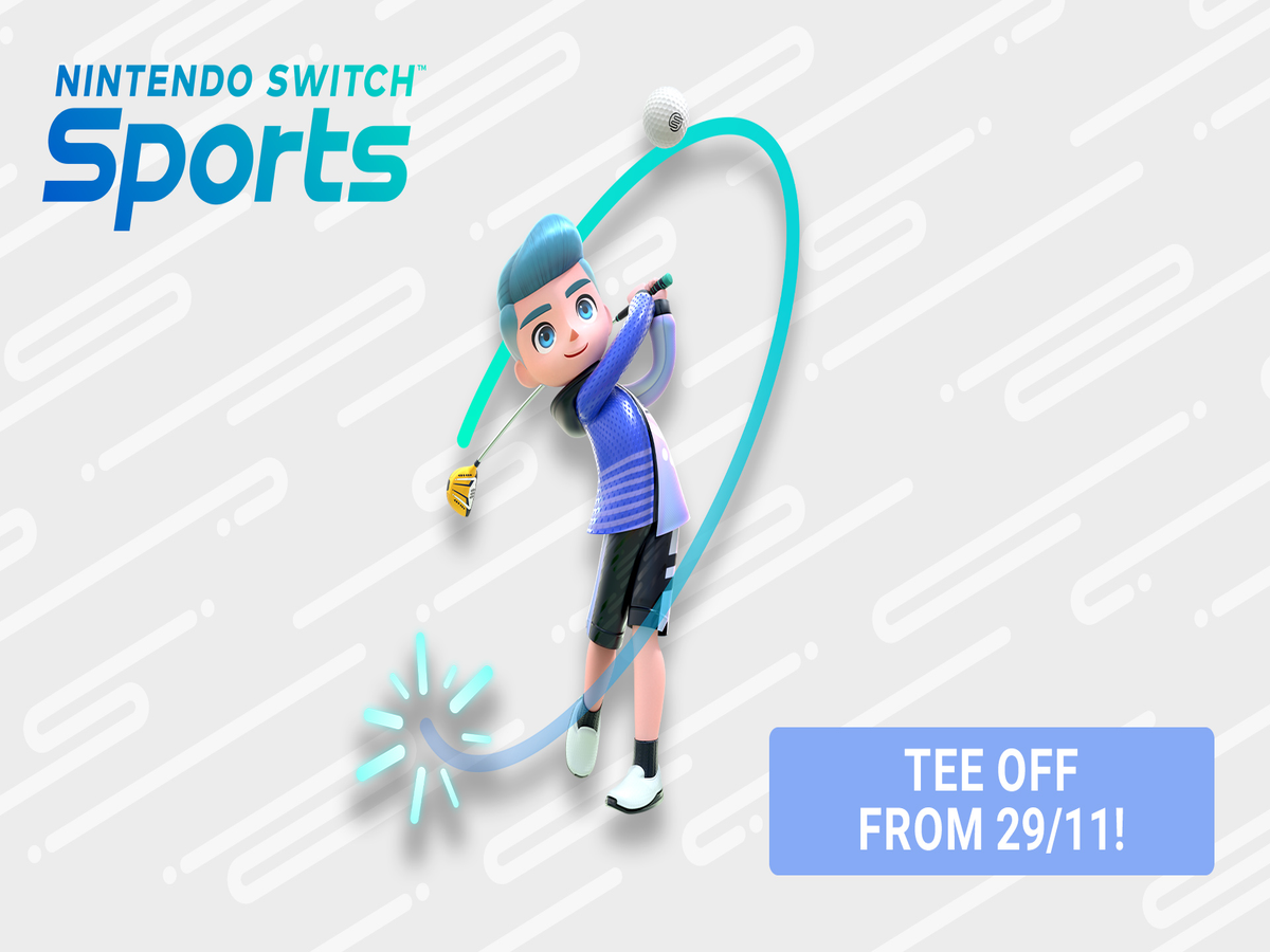 Nintendo Switch Sports golf update on course for end of November