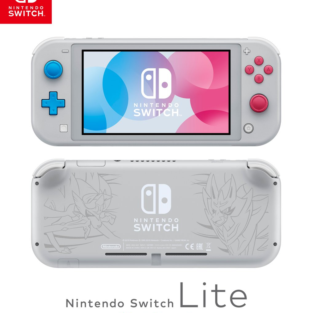Switch Lite featuring Pokemon Sword and Shield Legendaries Zacian and  Zamazenta out in November