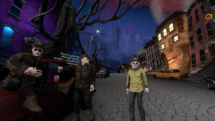 Strange folks in a Tales From Off-Peak City Vol 1 screenshot.