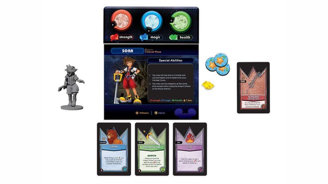 Talisman: Kingdom Hearts board game layout