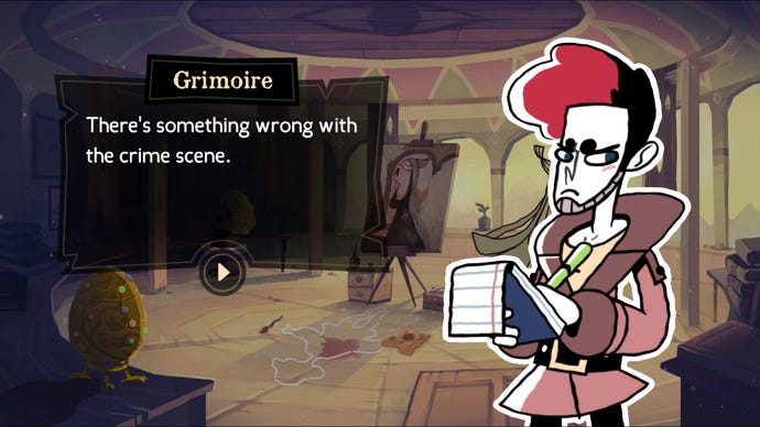 Investigations in a Tangle Tower screenshot.