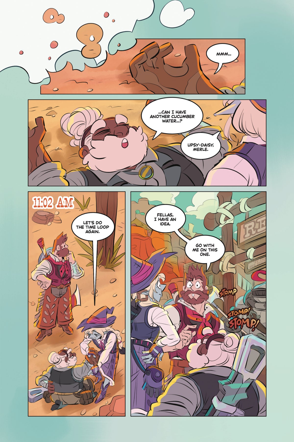 Time keeps on slipping in this exclusive preview of The Adventure Zone